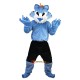 Blue Wolf Mascot Costume Cosplay