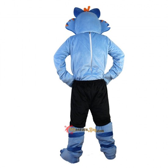Blue Wolf Mascot Costume Cosplay