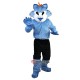 Blue Wolf Mascot Costume Cosplay