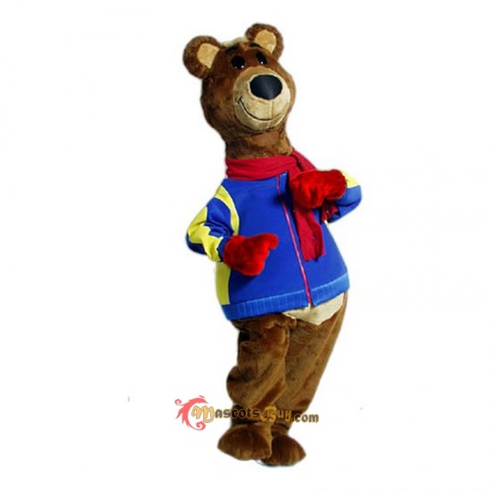 Brisky Bear Mascot Costume Cosplay