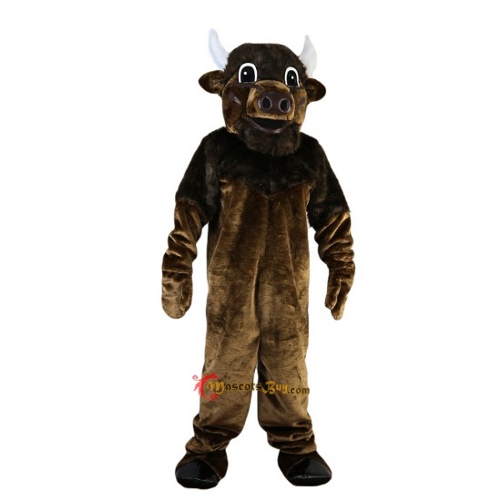 Brown Bull Ox Cow Mascot Costume Cosplay