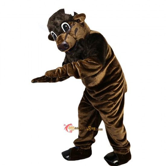 Brown Bull Ox Cow Mascot Costume Cosplay