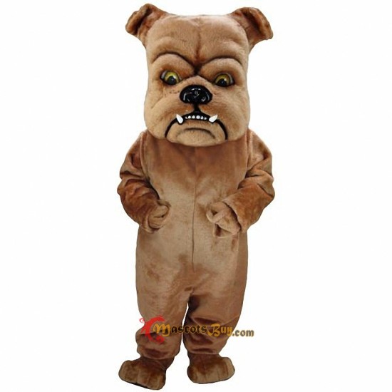 Brown Bulldog Lightweight Mascot Costume Cosplay
