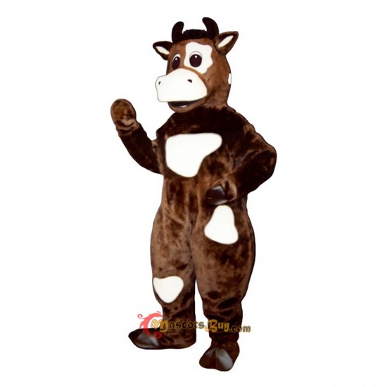 Brown Cow Mascot Costume Cosplay