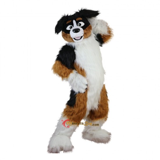 Brown Dog Husky Mascot Costume Cosplay