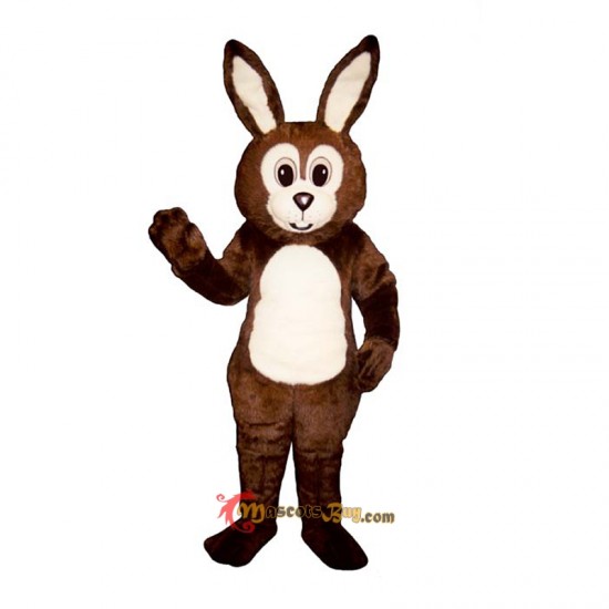 Brown Fat Bunny Mascot Costume Cosplay