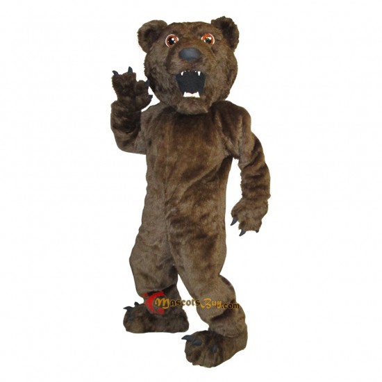 Brown Ferocious Bear Mascot Costume Cosplay