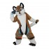 Brown Fox Dog Husky Mascot Costume Cosplay