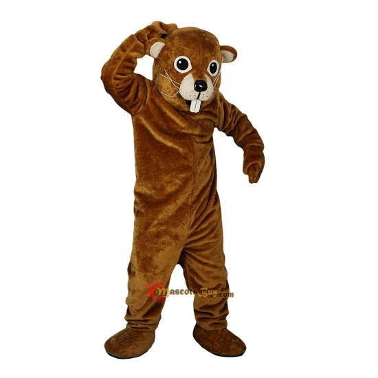 Brown Gopher Mole Mouse Mascot Costume Cosplay