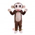 Brown Monkey Mascot Costume Cosplay