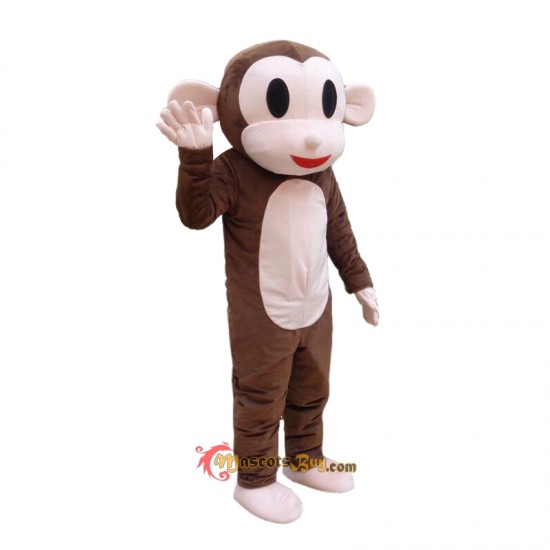 Brown Monkey Mascot Costume Cosplay