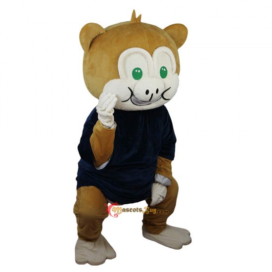 Brown Monkey Mascot Costume Cosplay