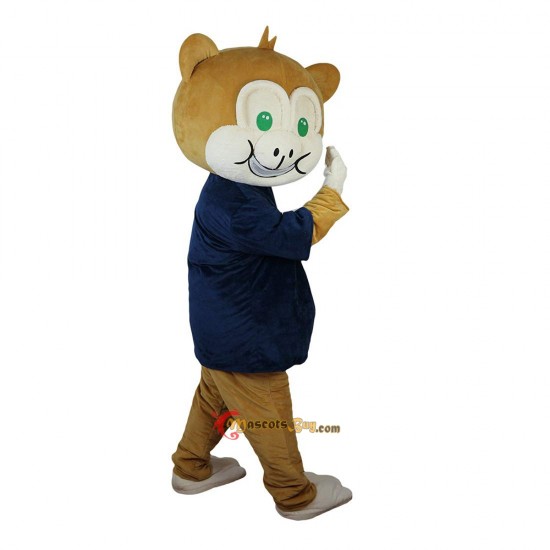 Brown Monkey Mascot Costume Cosplay