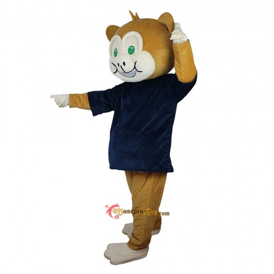 Brown Monkey Mascot Costume Cosplay