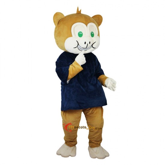 Brown Monkey Mascot Costume Cosplay