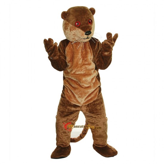 Brown Otter Mascot Costume Cosplay