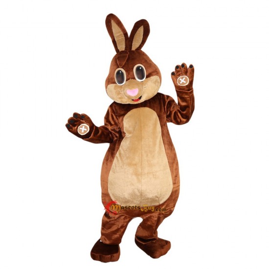 Brown Rabbit Costume Bunny Mascot Costume Cosplay