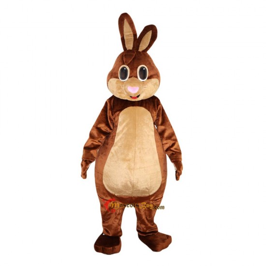 Brown Rabbit Costume Bunny Mascot Costume Cosplay