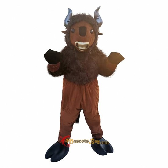 Brown Rhinoceros bull Mascot Costume Cosplay
