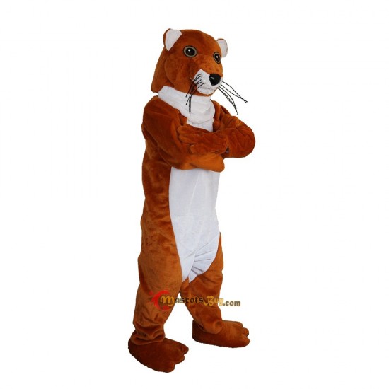 Brown Weasel Stoat Mascot Costume Cosplay