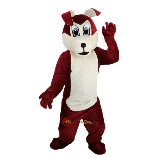 Brown Wolf Dog Mascot Costume Cosplay