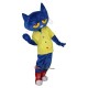 Cartoon Blue Cat Mascot Costume Cosplay