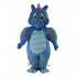 Cartoon Dragon Blue Dinosaur Mascot Costume Cosplay