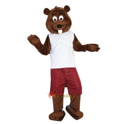 Castor Fiber Beaver Mascot Costume Cosplay