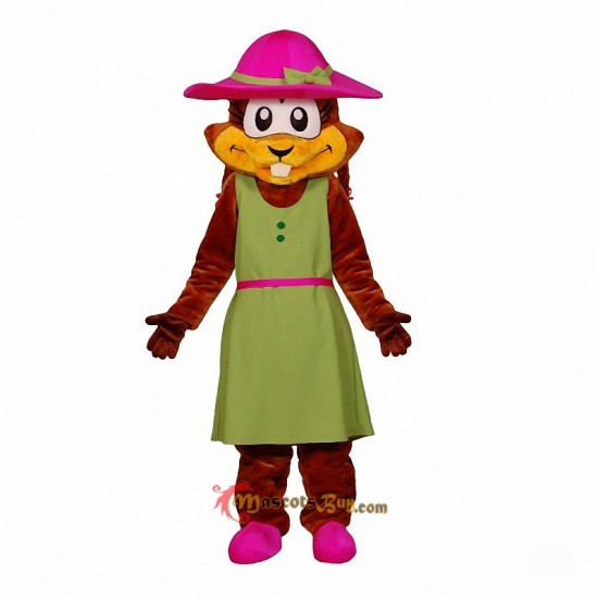 Chipmunk girl Mascot Costume Cosplay