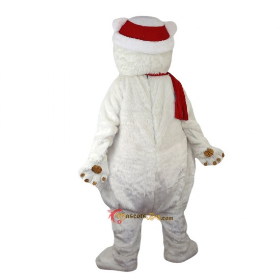 Christmas Polar Bear Mascot Costume Cosplay