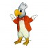 Cockatoo Jacket Bowtie Mascot Costume Cosplay
