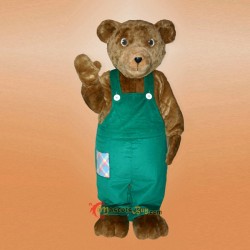 Corduroy Bear Mascot Costume Cosplay