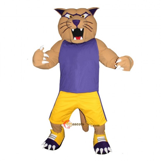 Cougar Mascot Costume Cosplay