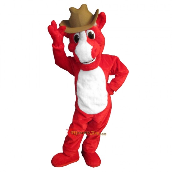 Cowboy Horse Mascot Costume Cosplay