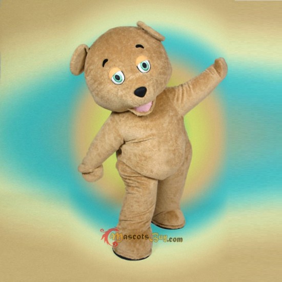 Curly Teddy Bear Mascot Costume Cosplay