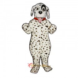 Cute Dalmatian With Collar Mascot Costume Cosplay