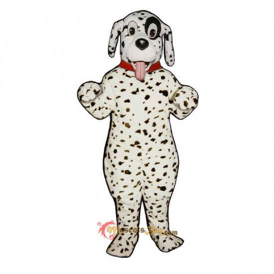 Cute Dalmatian With Collar Mascot Costume Cosplay