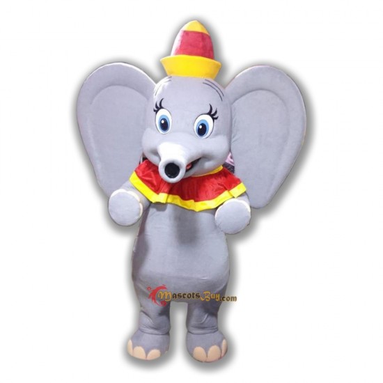 Cute Dumbo Mascot Costume Cosplay