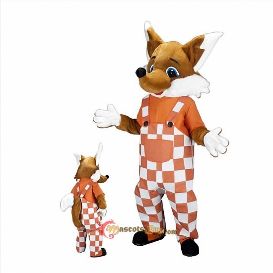 Cute Fox Mascot Costume Cosplay