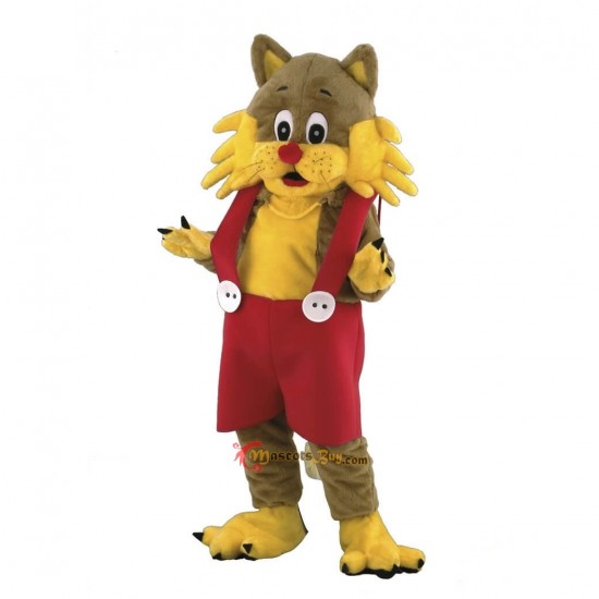 Cute Friendly Cat Mascot Costume Cosplay