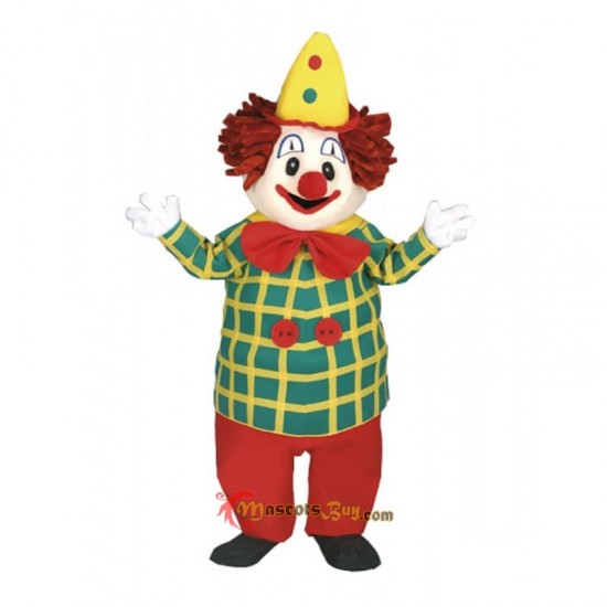 Cute Friendly Clown Mascot Costume Cosplay