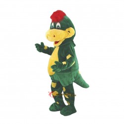 Cute Green Dragon Mascot Costume Cosplay
