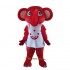 Cute Red Elephant Mascot Costume Cosplay