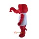 Cute Red Elephant Mascot Costume Cosplay