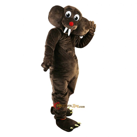 Deep Brown Gopher Mole Mascot Costume Cosplay
