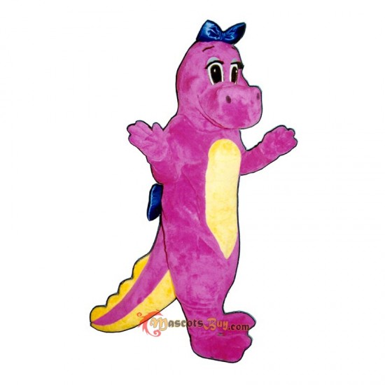 Dinah Dinosaur Bows Mascot Costume Cosplay