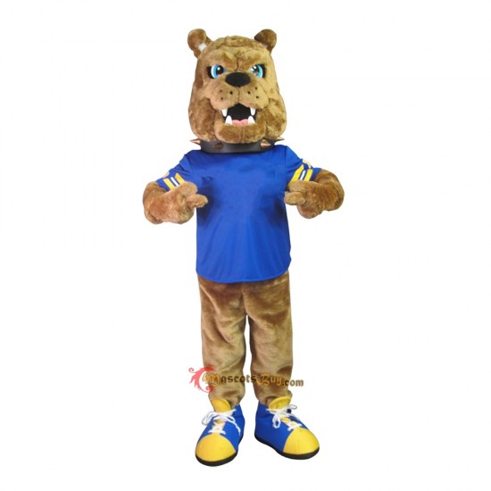 Domineering Bulldog Mascot Costume Cosplay