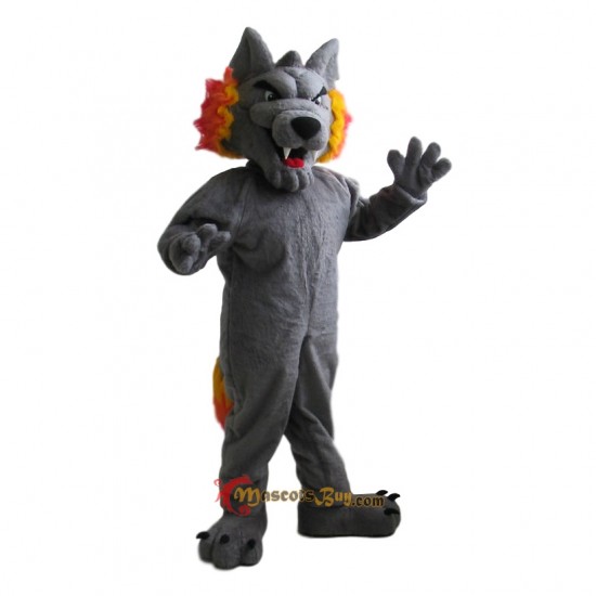 Domineering Wolf Mascot Costume Cosplay