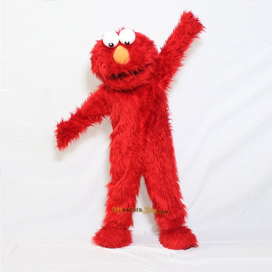 Elmo Plush Red Monster Mascot Costume Cosplay