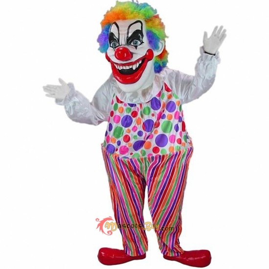 Evil Clown Mascot Costume Cosplay